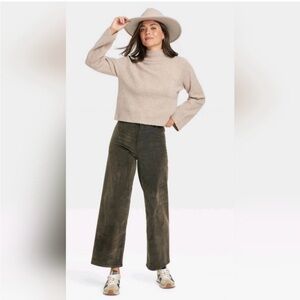 Universal Thread Wide Leg Pants - Olive
